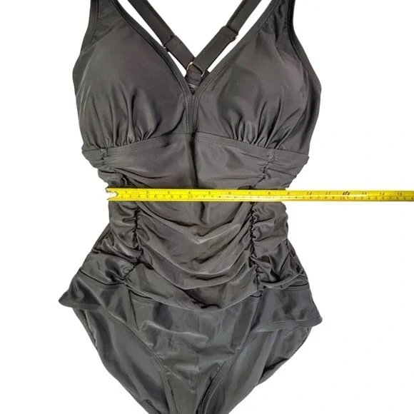 New Ruched Tummy Control Swimsuit - Picture 8 of 10